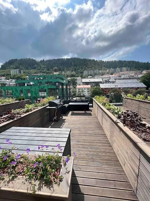 Sentrums-Naer Leilighet Med Sjoutsikt Bergen 0*,